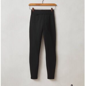 NEW American Giant Ponte Slim Pant Black Pull On Size 0 NWOT Office Career